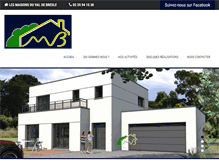 Tablet Screenshot of maisons-mvb.com